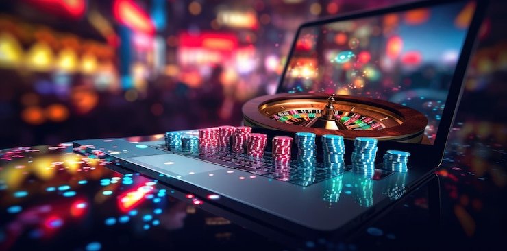 Live dealer studio with multi-camera broadcast setup